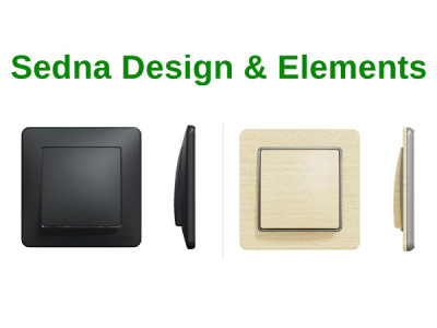 Пополнение ассортимента. Розетки и выключатели Sedna Design & Elements.