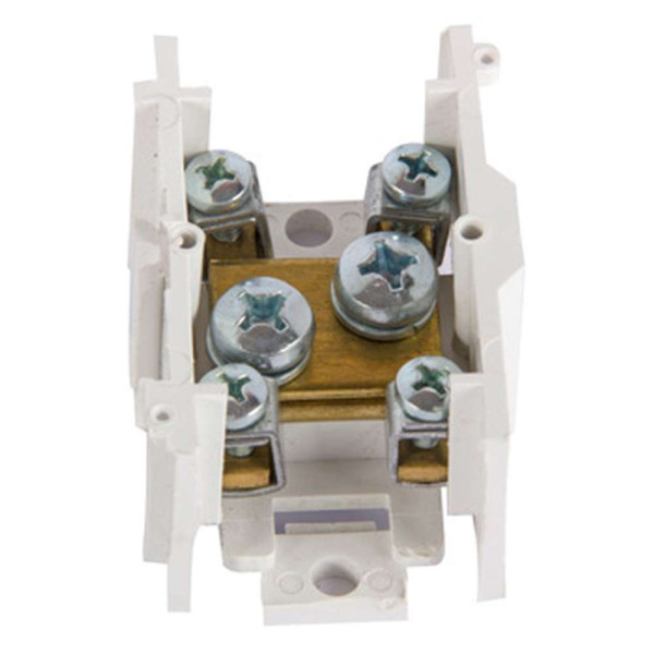 Клемна колодка прохідна e.tc.main.brass.35, 1х35 мм.кв./4х6 мм.кв., латунний контакт