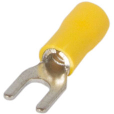 Ізольований наконечник вилковий e.terminal.stand.sv.1,25.5.yellow 0.5-1.5 кв.мм, жовтий
