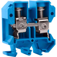 Клеммная колодка наборная на DIN-рейку e.tc.din.pro.35.blue, синяя, без крышки