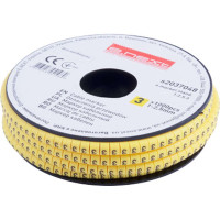 Маркер кабельний e.marker.stand.1.2.5.3, 1-2,5 кв.мм, "3", 1000 шт