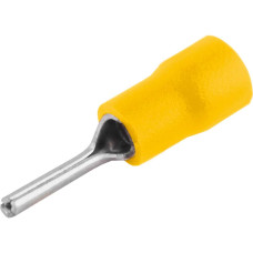 Ізольований наконечник штирьовий e.terminal.stand.PTV1.10.yellow 0,5-1,5 кв.мм, жовтий