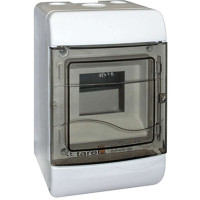 Корпус пластиковий, навісний (NT) 5-модульний, однорядний, IP 55