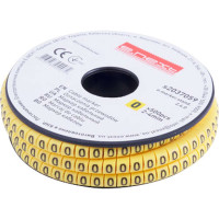 Маркер кабельный e.marker.stand.2.4.0, 2-4 кв.мм, "0", 500 шт