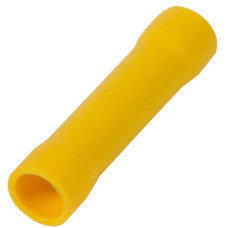 Гільза з'єднувальна ізольована e.splice.stand.bv.2.yellow 1,5-2,5 кв.мм, жовта