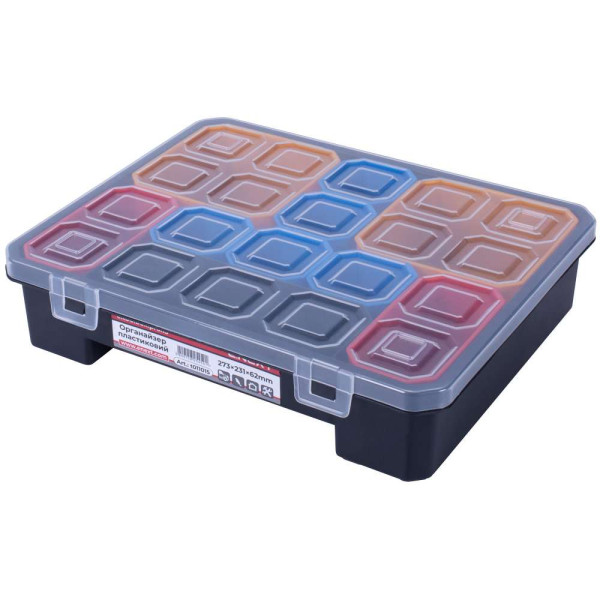 Органайзер пластиковий, e.toolbox.pro.15, 15" 273х231х62мм