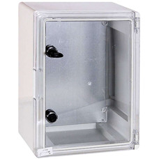 Корпус удароміцний з АБС-пластика e.plbox.250.330.130.tr, 250х330х130мм, IP65 з прозорими дверцятами
