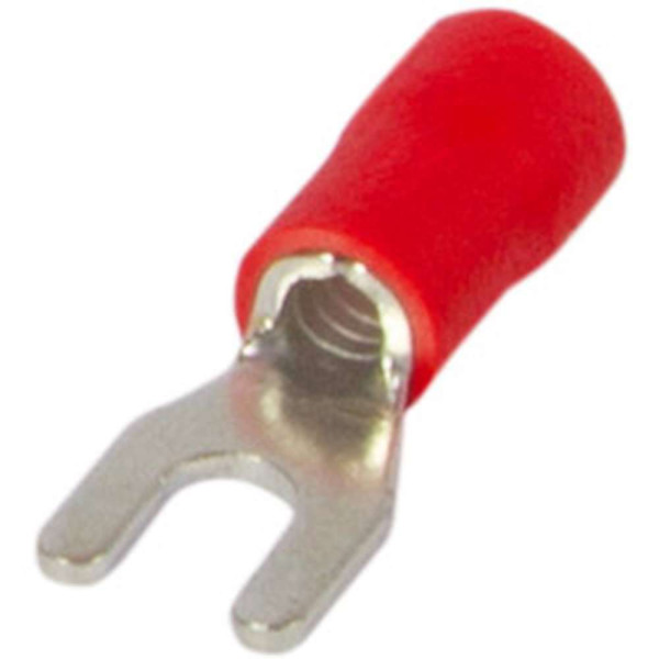 Ізольований наконечник вилковий e.terminal.stand.sv.1,25.5.red 0.5-1.5 кв.мм, червоний