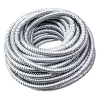 Металлорукав с протяжкой горячего цинкования 14мм/25м Light