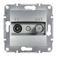 TV-SAT РОЗЕТКА КІНЦЕВА ASFORA АЛЮМІНІЙ, EPH3400461