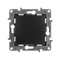 672614. Etika Кнопка 6ах Антрацит