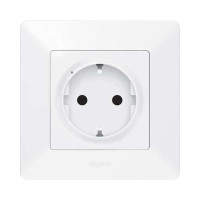 752194. Valena Life with NETATMO. Розумна розетка 2К+З 16А 230В. Колір Білий