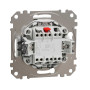 Одноклавішний перемикач з підсвіткою Білий Sedna Design Schneider Electric SDD111106L