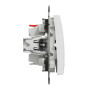 Одноклавішний перемикач з підсвіткою Білий Sedna Design Schneider Electric SDD111106L