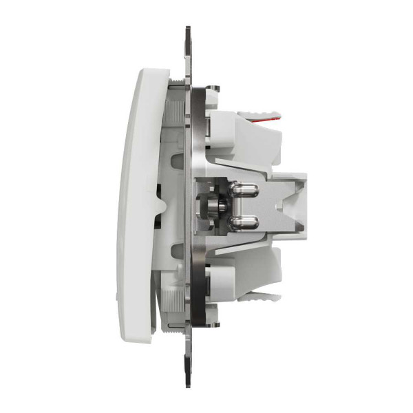 Одноклавішний перемикач з підсвіткою Білий Sedna Design Schneider Electric SDD111106L