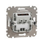 Розетка для виводу кабеля Білий Sedna Design Schneider Electric SDD111903