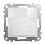 Розетка для виводу кабеля Білий Sedna Design Schneider Electric SDD111903