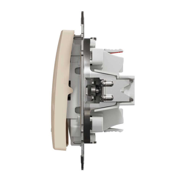 Одноклавішний перемикач з підсвіткою Бежевий Sedna Design Schneider Electric SDD112106L