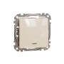 Одноклавішний перемикач з підсвіткою Бежевий Sedna Design Schneider Electric SDD112106L