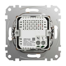 USB розетка тип A+A 2,1A Бежевий Sedna Design Schneider Electric SDD112401