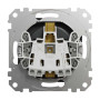 Розетка з заземленням та зі шторками Чорний Sedna Design Schneider Electric SDD114022
