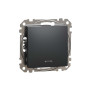 Одноклавішний перемикач з підсвіткою Чорний Sedna Design Schneider Electric SDD114106L