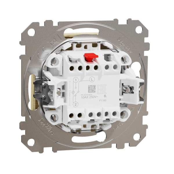 Одноклавішний перемикач  Береза - Штучне дерево Sedna Elements Schneider Electric SDD180106