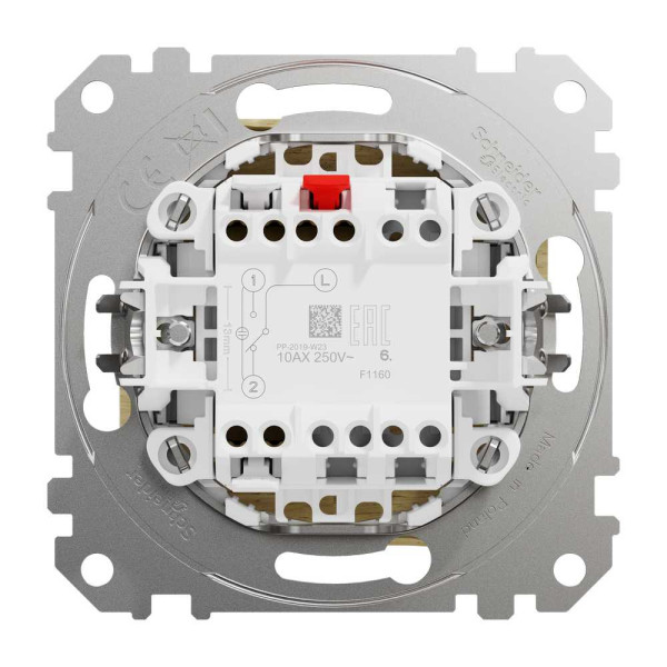 Одноклавішний перемикач  Береза - Штучне дерево Sedna Elements Schneider Electric SDD180106