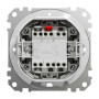 Перемикач однокавішний, Sedna Design & Element з захистом IP44, Венге - імітація дерева, SDD281106, Schneider Electric