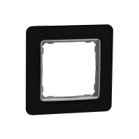 Рамка 1-постова Штучне чорне скло Sedna Elements Schneider Electric SDD361801
