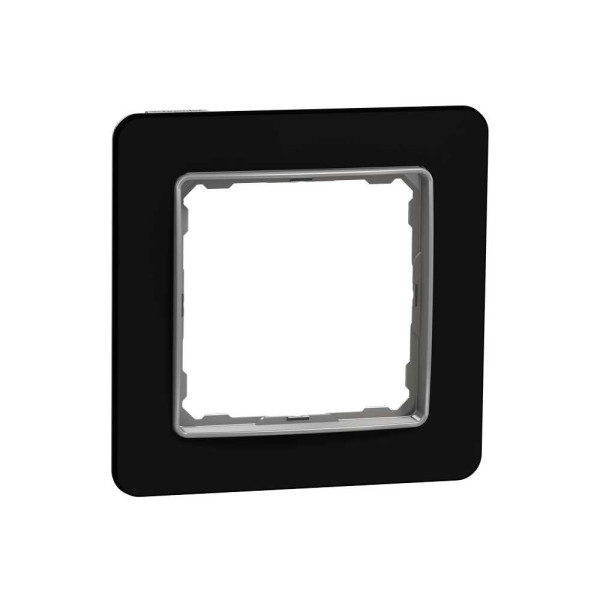 Рамка 1-постова  Штучне чорне скло Sedna Elements Schneider Electric SDD361801