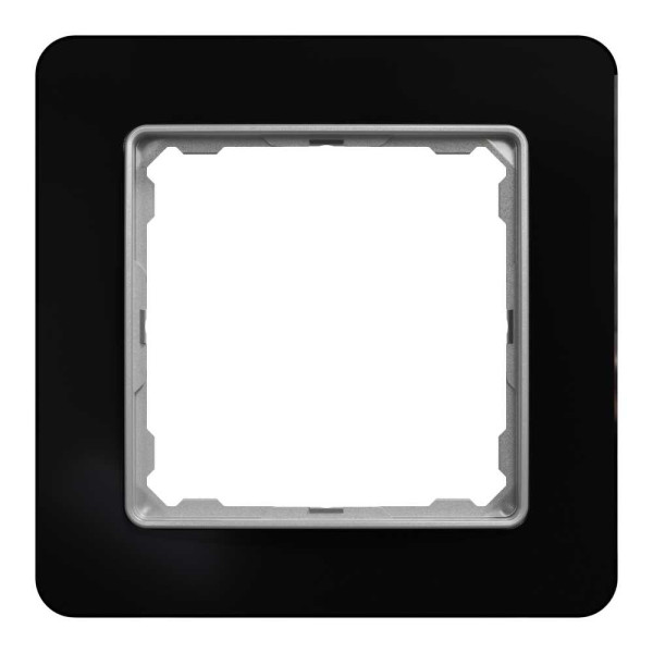 Рамка 1-постова  Штучне чорне скло Sedna Elements Schneider Electric SDD361801