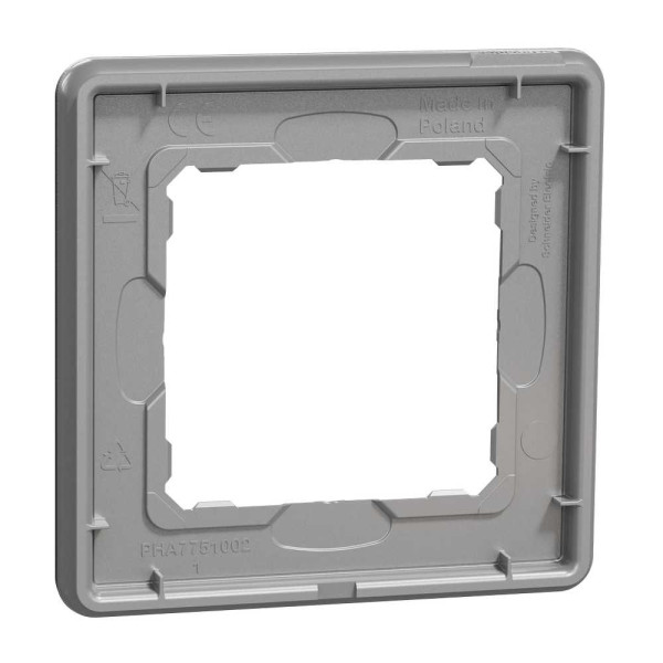 Рамка 1-постова  Матовий алюміній Sedna Elements Schneider Electric SDD370801