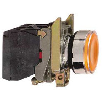 XB4BW35M5. Кнопка 22мм 230-240В із поверненням із підсвічуванням