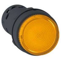 XB7NW35M1. Кнопка 22 мм оранжевая с LED подсветкой Н/О-230В