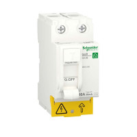 Диференційний вимикач навантаження RESI9 Schneider Electric 40 A, 30 мA, 2P, тип АС , R9R51240