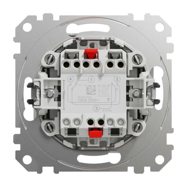 Перехресний/проміжний вимикач,Білий, Sedna Design&Elements Schneider Electric SDD111107