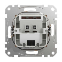 Розетка для виводу кабеля Бежевий Sedna Design Schneider Electric SDD112903