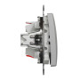 Перехресний/проміжний вимикач,Алюміній, Sedna Design&Elements Schneider Electric SDD113107