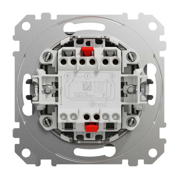 Перехресний/проміжний вимикач,Алюміній, Sedna Design&Elements Schneider Electric SDD113107