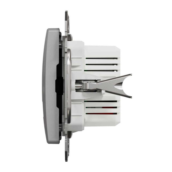 USB розетка тип A+A 2,1A Алюміній Sedna Design Schneider Electric SDD113401