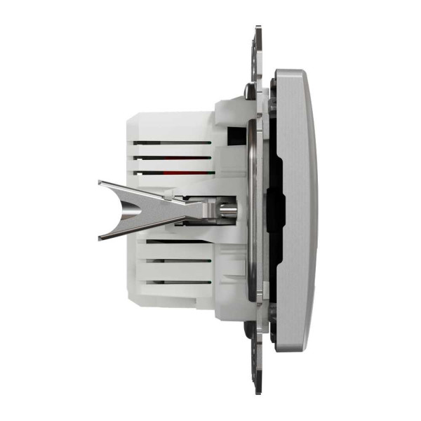 USB розетка тип A+A 2,1A Алюміній Sedna Design Schneider Electric SDD113401