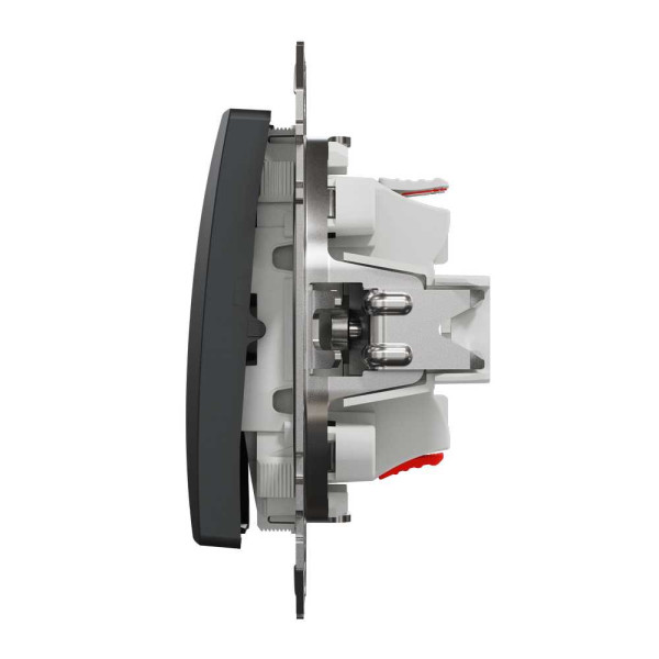 Перехресний/проміжний вимикач,Чорний, Sedna Design&Elements Schneider Electric SDD114107
