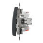 Перехресний/проміжний вимикач,Чорний, Sedna Design&Elements Schneider Electric SDD114107