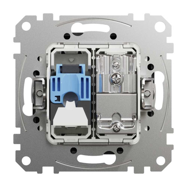 SDD114469T. Розетка RJ45 категорія 6 UTP -TV Чорний Sedna Design Schneider Electric SDD114469T