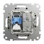 SDD114469T. Розетка RJ45 категорія 6 UTP -TV Чорний Sedna Design Schneider Electric SDD114469T