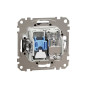 SDD114469T. Розетка RJ45 категорія 6 UTP -TV Чорний Sedna Design Schneider Electric SDD114469T