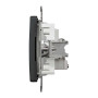 Кінцева TV розетка 4 дБ Чорний Sedna Design Schneider Electric SDD114471