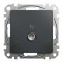 Кінцева TV розетка 4 дБ Чорний Sedna Design Schneider Electric SDD114471