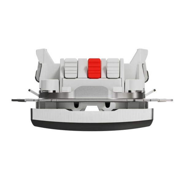 Одноклавішний кнопковий вимикач, Sedna Design & Element, матовий алюміній, SDD112111, Schneider Electric